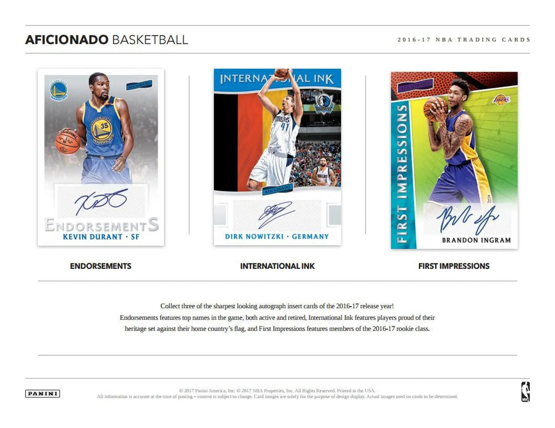 2016-17 Panini Aficionado Basketball Hobby Box