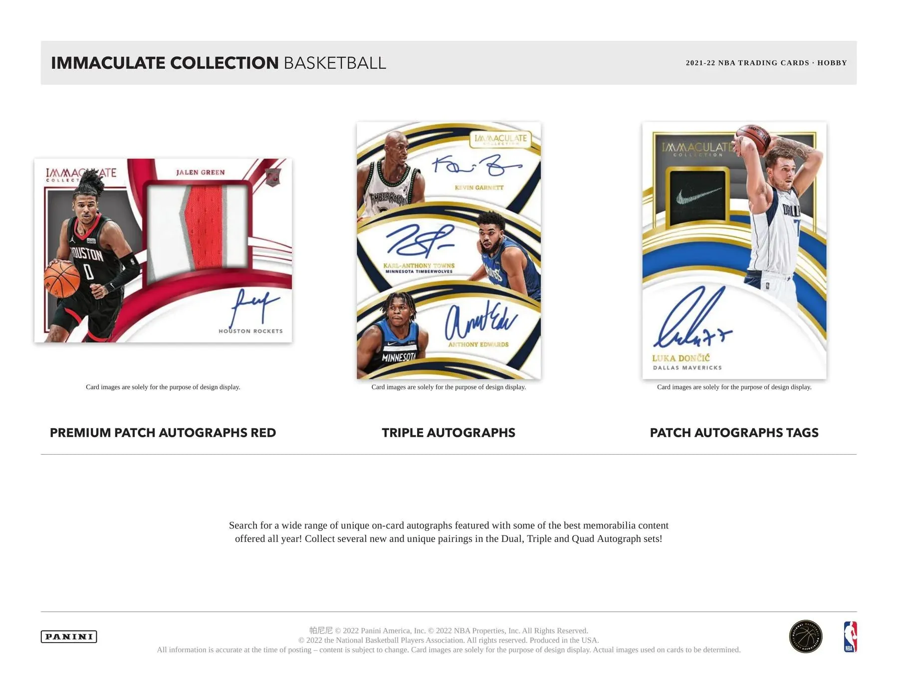 2021-22 Panini Immaculate Basketball Hobby Box