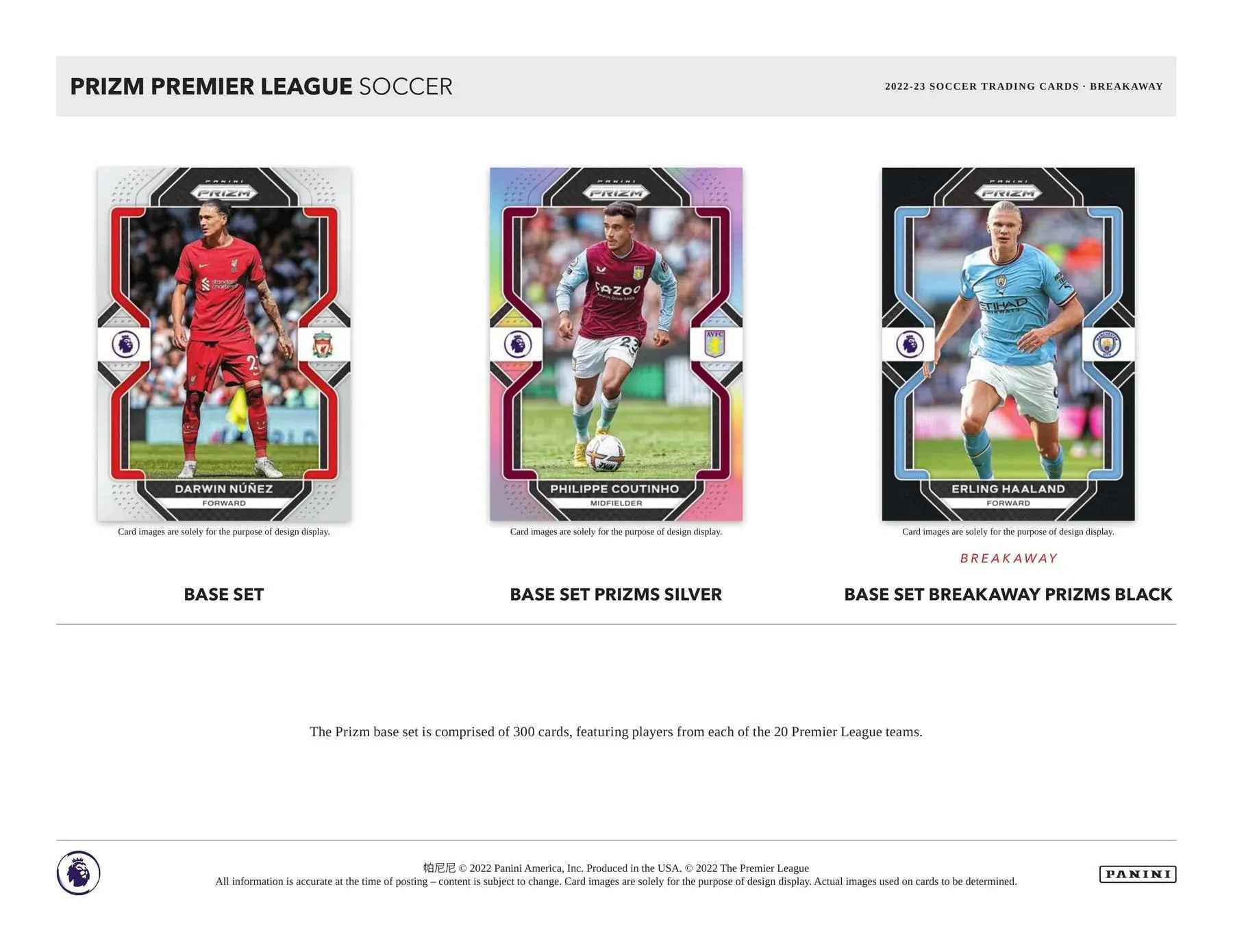 2022-23 Panini Prizm Premier League EPL Soccer Breakaway Box