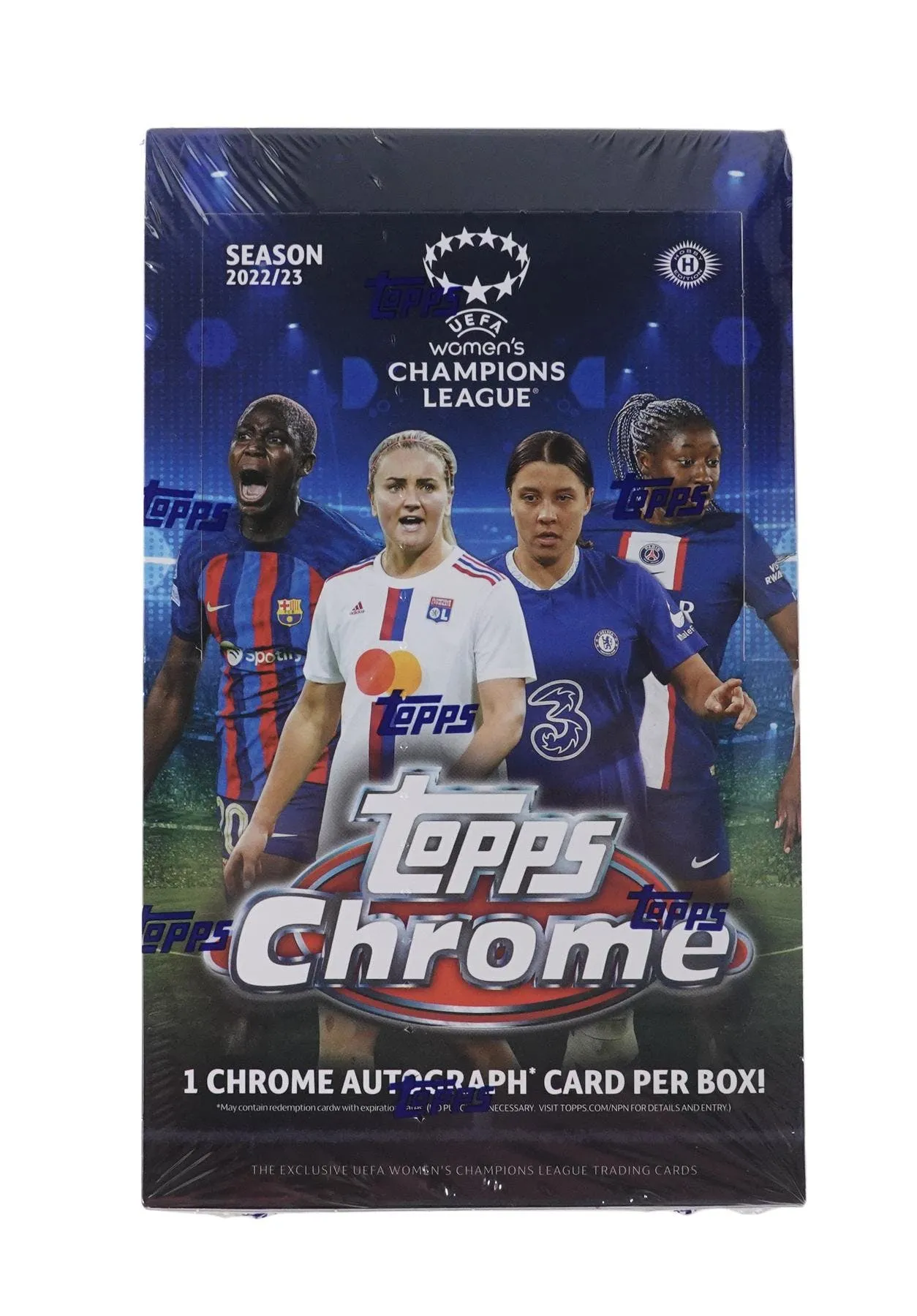 2022-23 Topps Chrome UEFA Women's Champions League Soccer Hobby Box