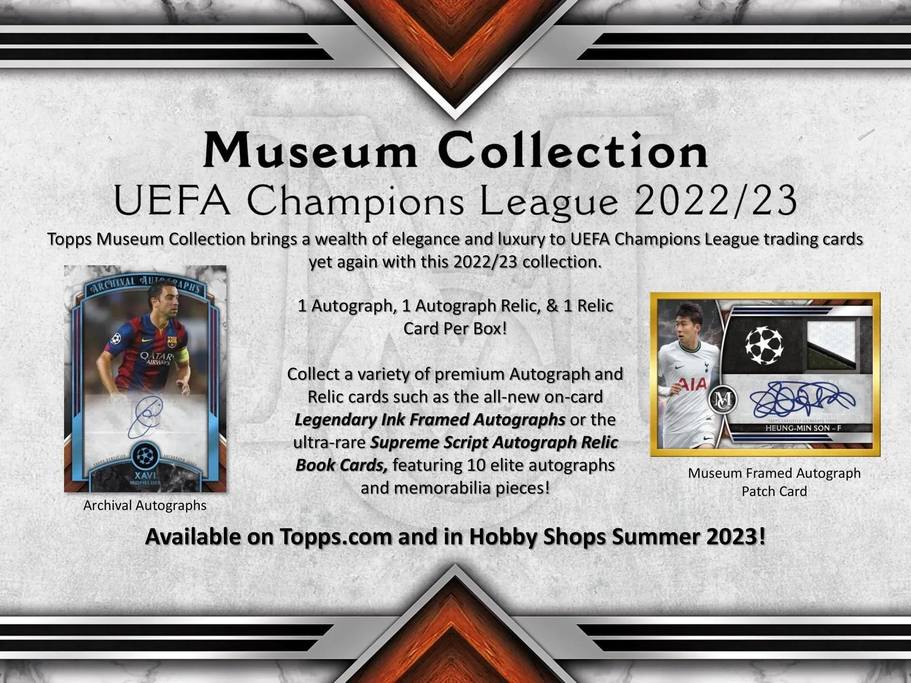 2022/23 Topps Museum Collection UEFA Champions League Soccer Hobby Box