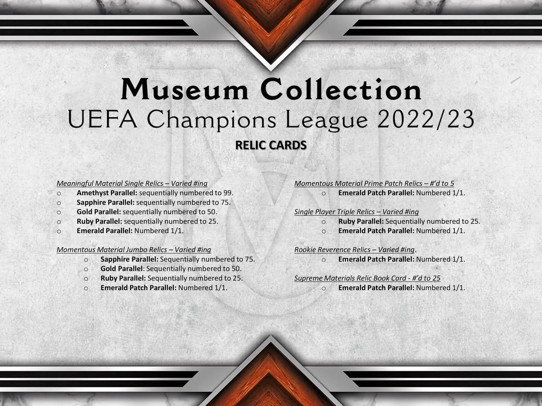 2022/23 Topps Museum Collection UEFA Champions League Soccer Hobby Box