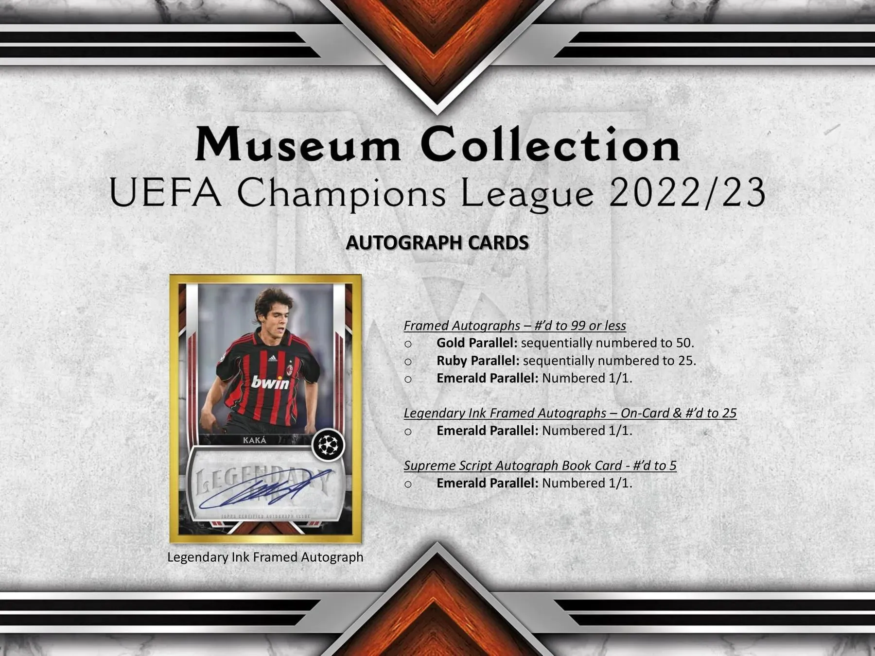 2022/23 Topps Museum Collection UEFA Champions League Soccer Hobby Box