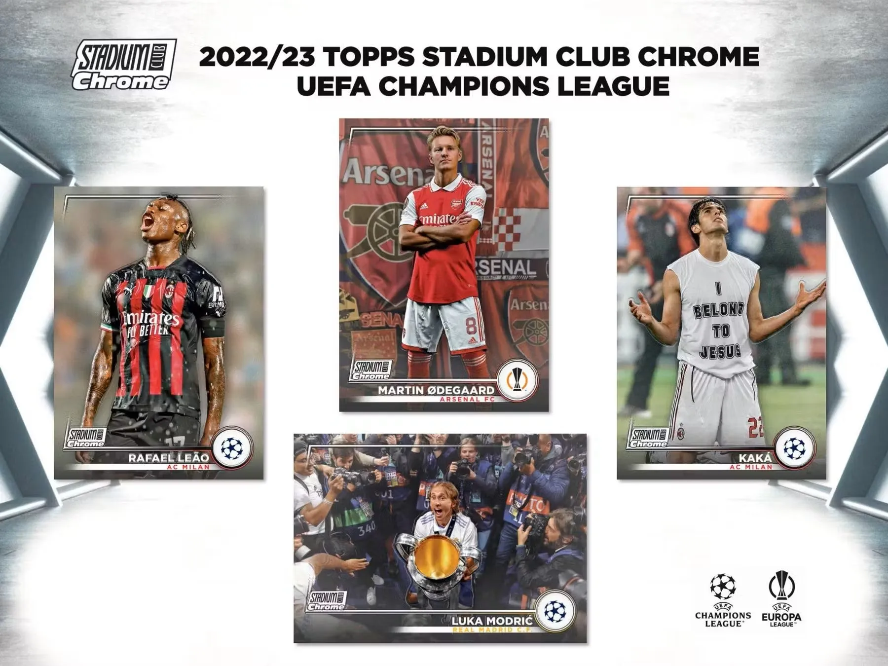 2022/23 Topps Stadium Club Chrome UEFA Club Competitions Soccer Giant Box