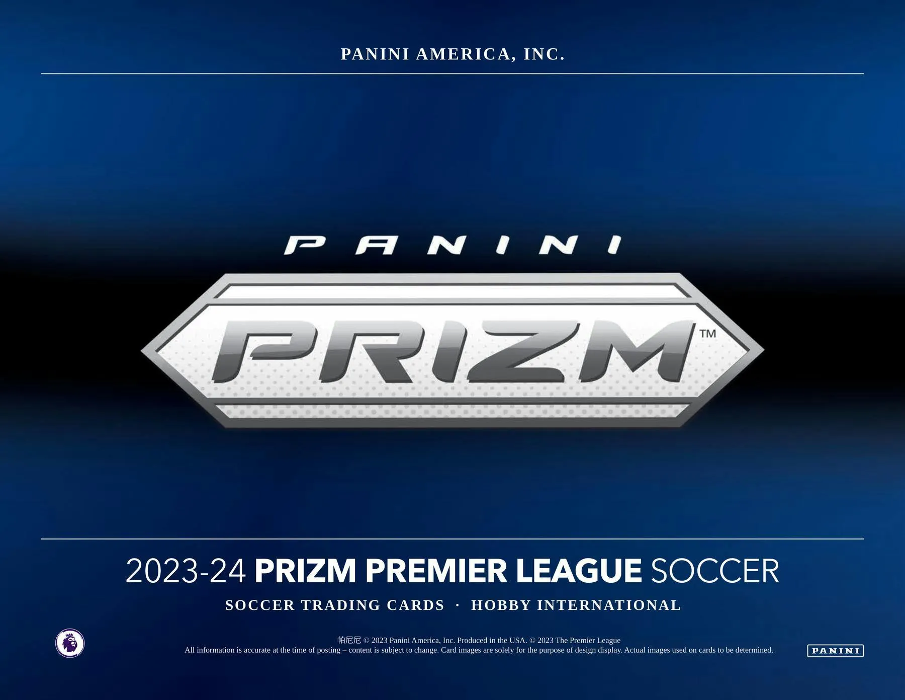 2023-24 Panini Prizm Premier League EPL Soccer International Hobby Box