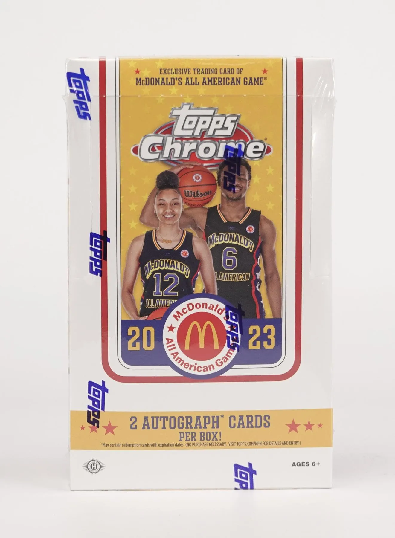 2023 Topps McDonald's All American Chrome Basketball Hobby Box