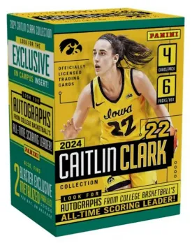 2024 Panini Caitlin Clark Collection Basketball 6-Pack Blaster Box