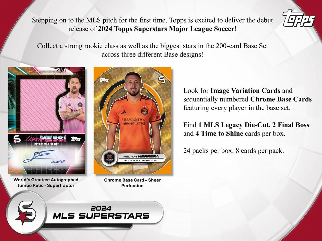 2024 Topps MLS SuperStars Soccer Hobby Box