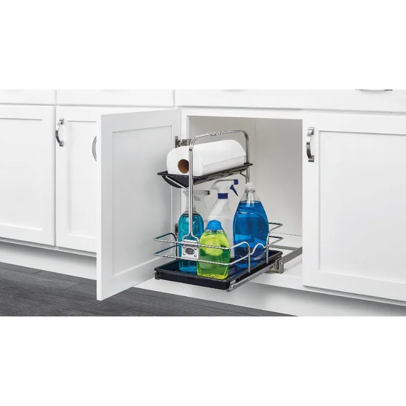 544 Series Chrome Removable Caddy Pull-Out Organizer (11.25" x 16.25" x 19.5")