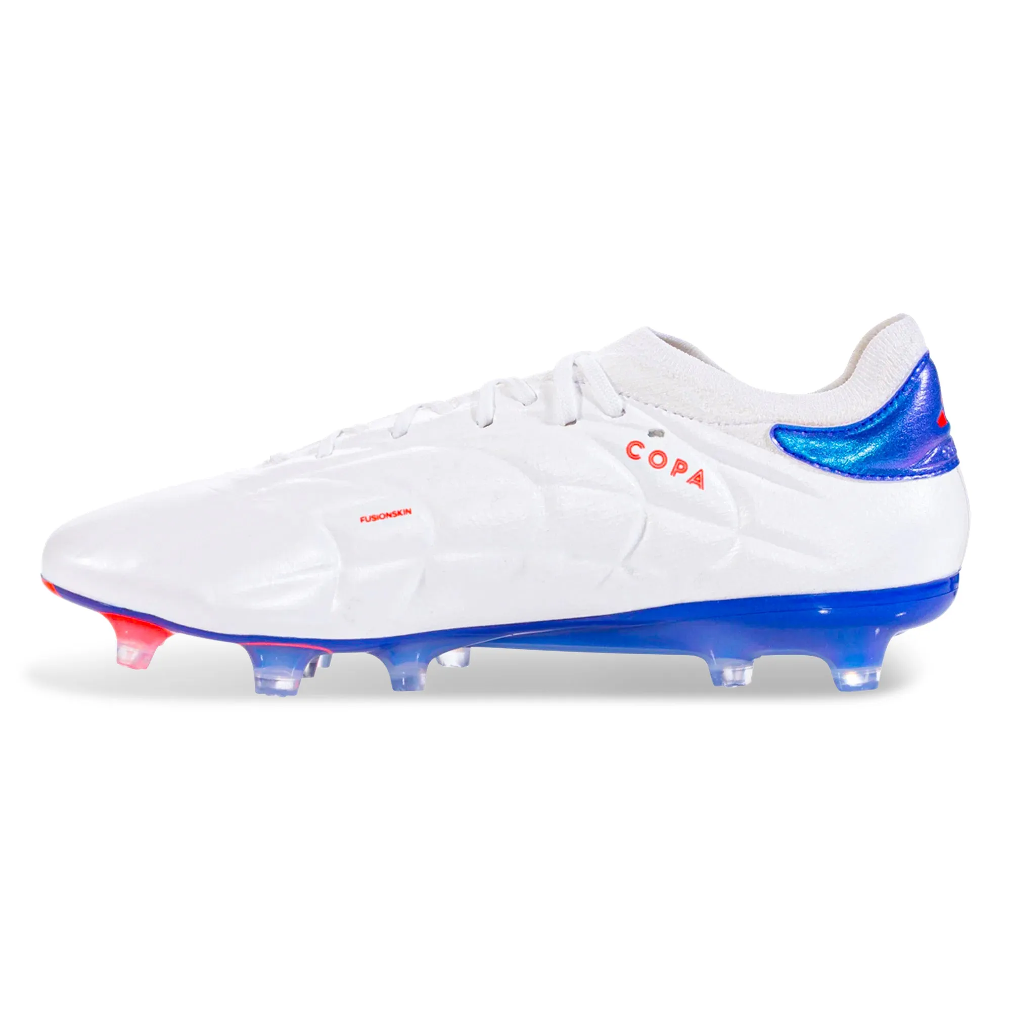 adidas Copa Pure 2 Elite FG (White/Lucid Blue/Solar Red)