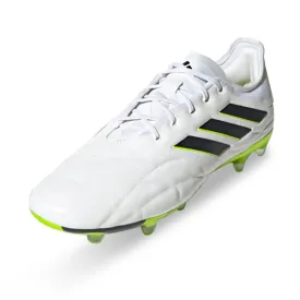 adidas Copa Pure.2 Firm Ground Soccer Cleats (White/Lucid Lemon)