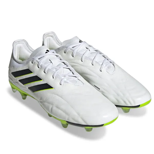 adidas Copa Pure.2 Firm Ground Soccer Cleats (White/Lucid Lemon)