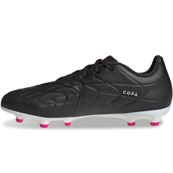 adidas Copa Pure.3 Firm Ground Soccer Cleats (Core Black/White/Pink)