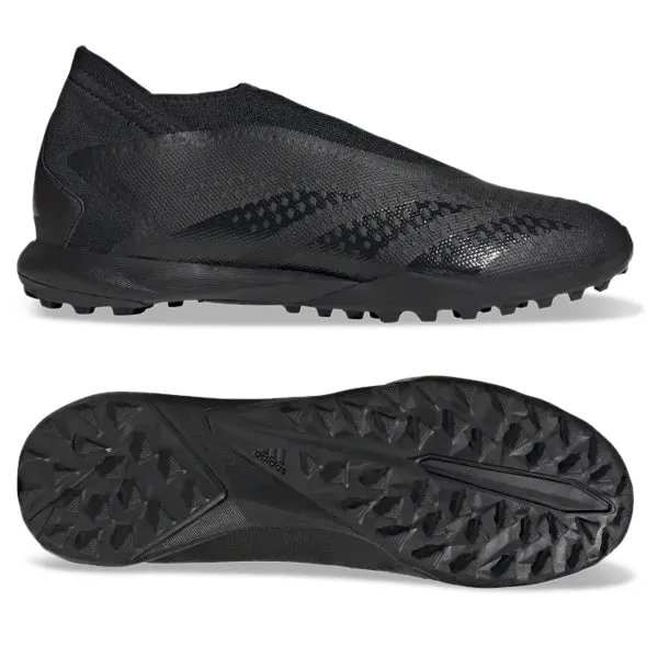 adidas Predator Accuracy.3 Laceless Turf Soccer Shoes (Core Black)