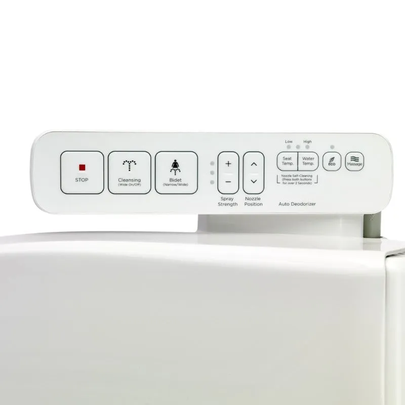 Advanced Clean 1.0 Elongated Bidet Seat in White