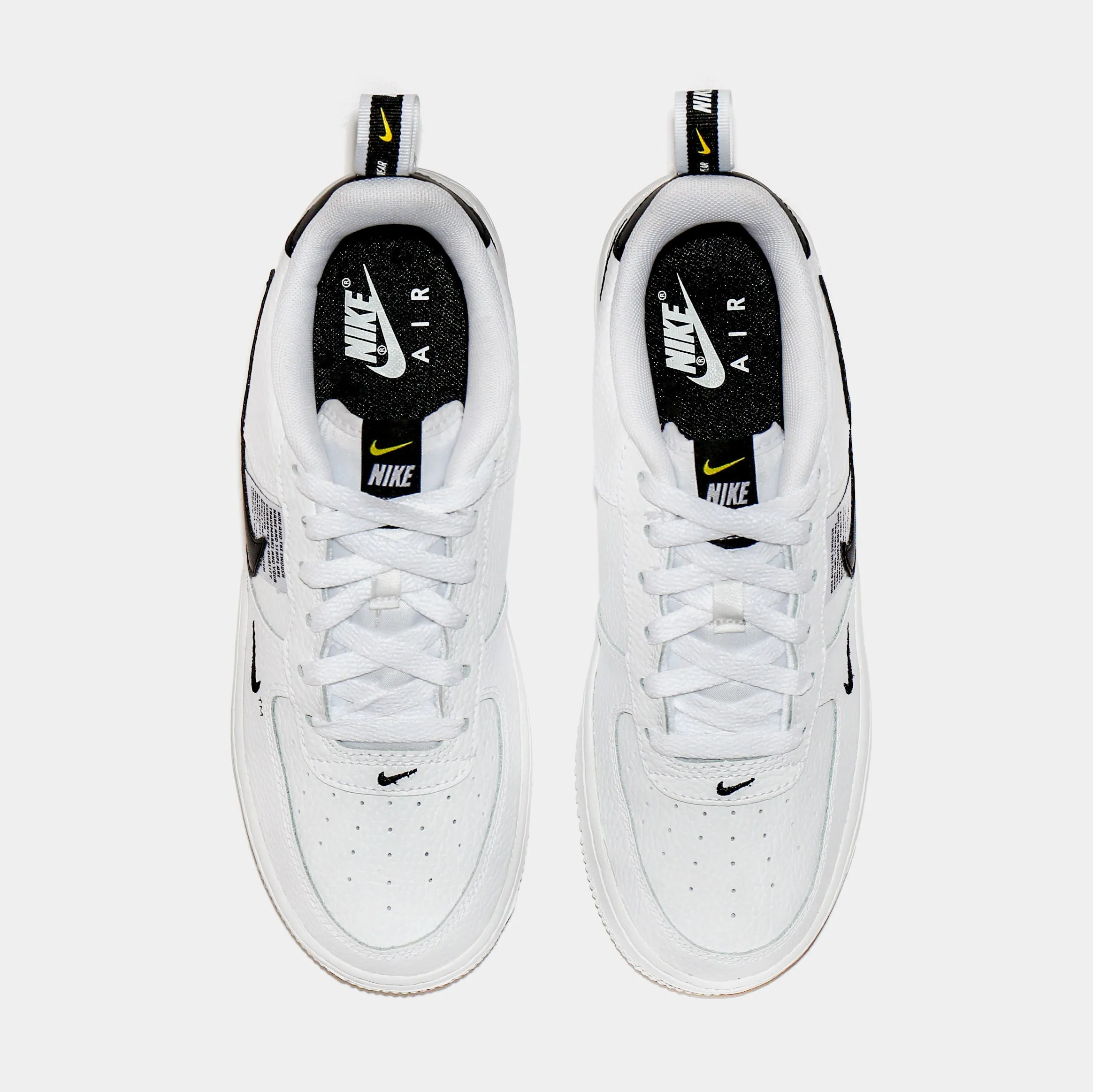 Air Force 1 LV8 Utility Grade School Lifestyle Shoes (White)