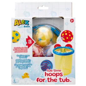 ALEC Tub Time Hoops - Bath Time Basketball with Squirting Balls