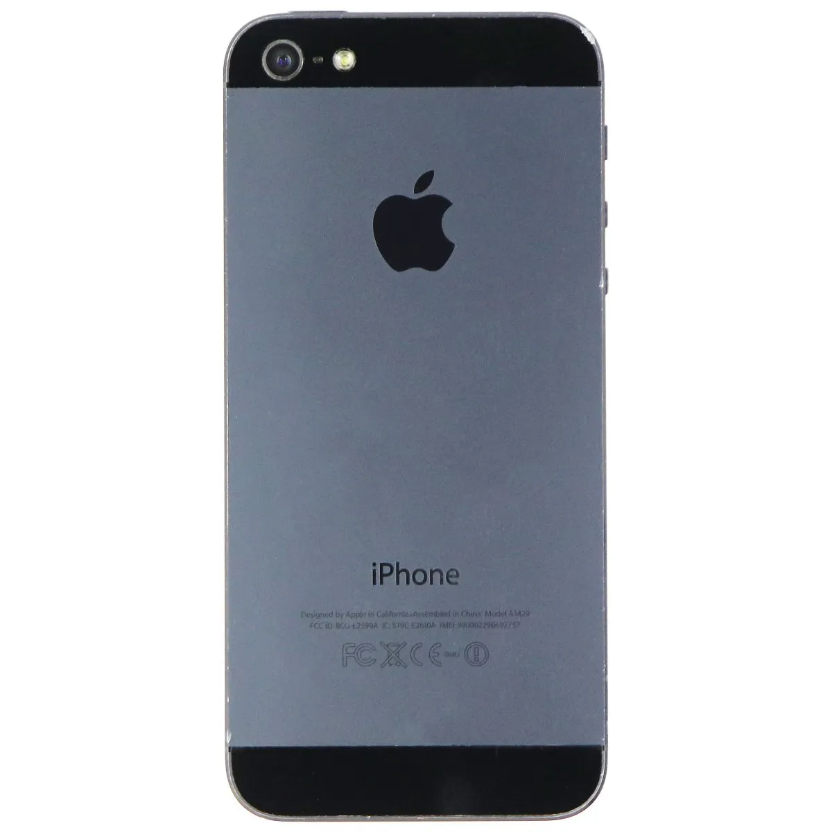 Apple iPhone 5 (4-inch) Smartphone (A1429) UNLOCKED - 16GB / Black Slate