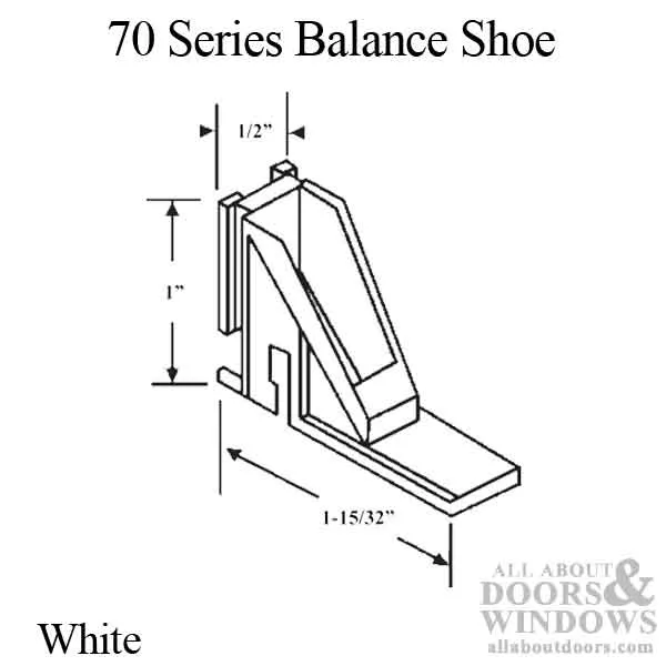 Balance Shoe, 70 Series Balance Rod Accessory