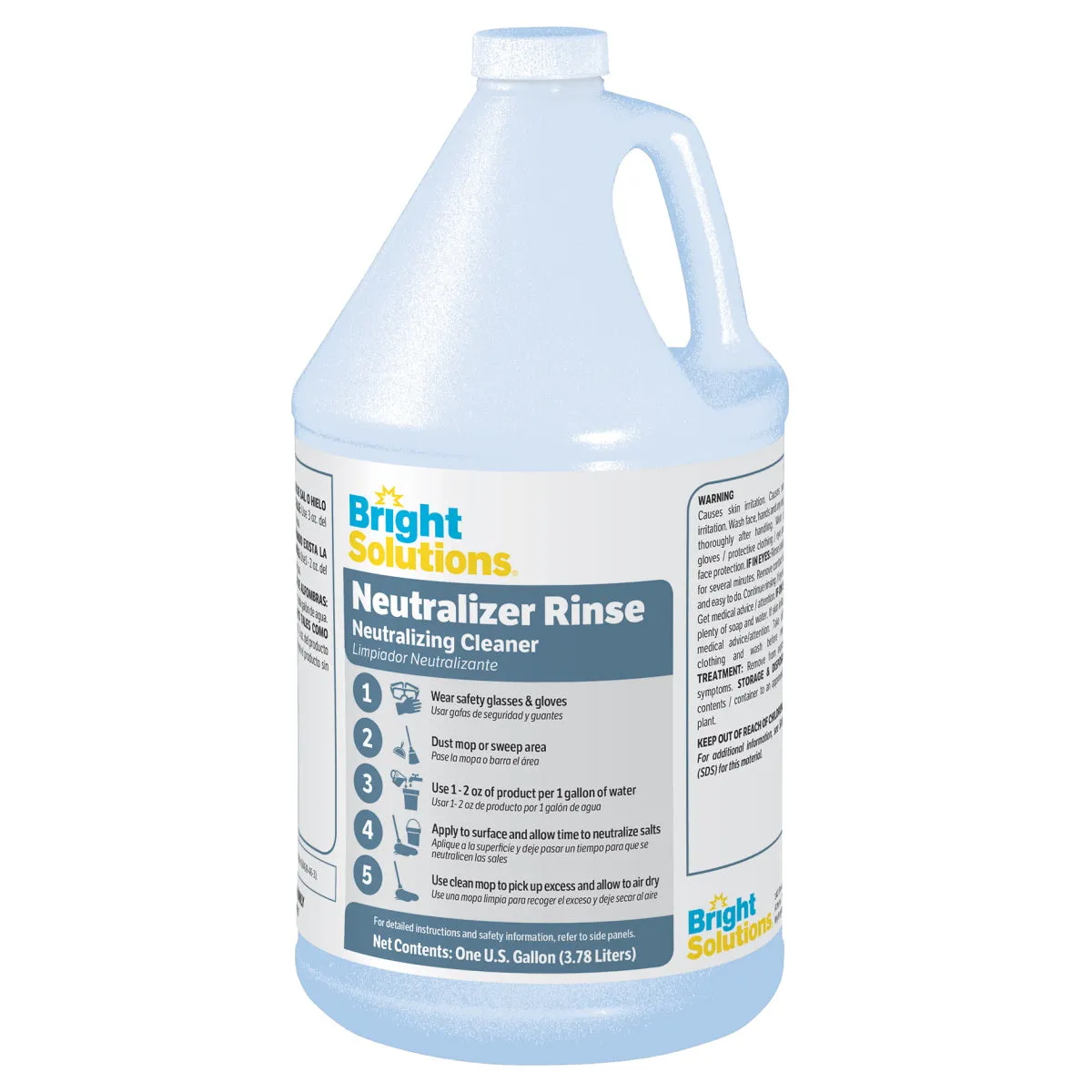 Bright Solutions® 'Neutralizer Rinse' Floor Cleaner (1 Gallon Bottles) - Case of 4