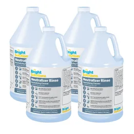 Bright Solutions® 'Neutralizer Rinse' Floor Cleaner (1 Gallon Bottles) - Case of 4