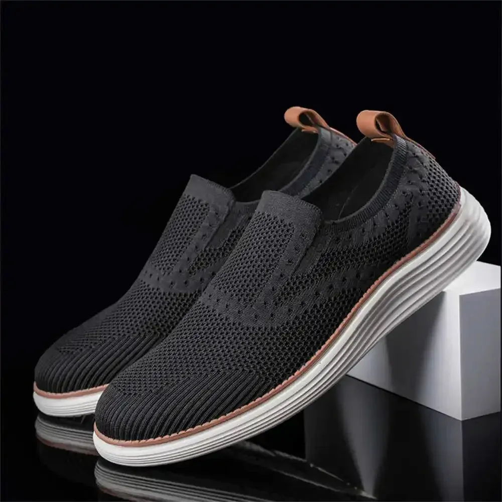 Casual Men's Sneakers with White Sole Large Size 40 for Outdoor Sports Fashionable Krasovki Loafers