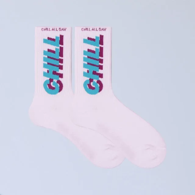 Chill Tide Skateboarding Crew Socks