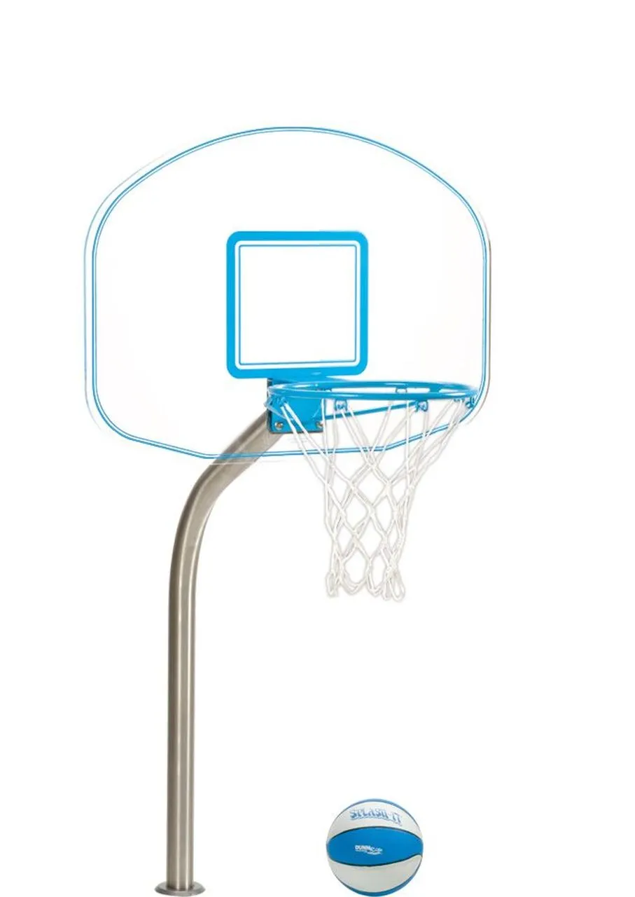 Dunn Rite Clear Hoop JR Basketball Set