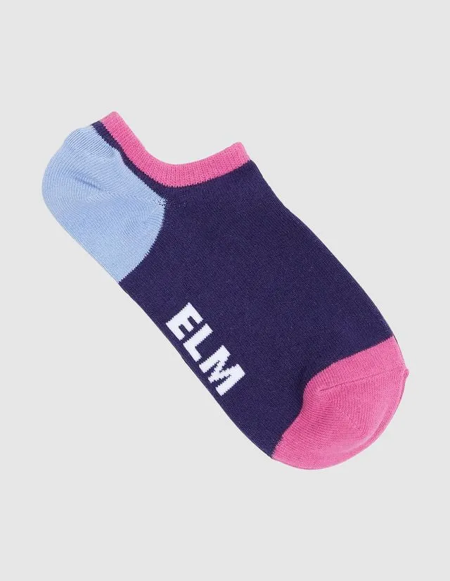 Elm 2 Pack No Show Socks - Orbit