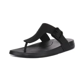 Fitflop iQushion Black Women's Flipflops