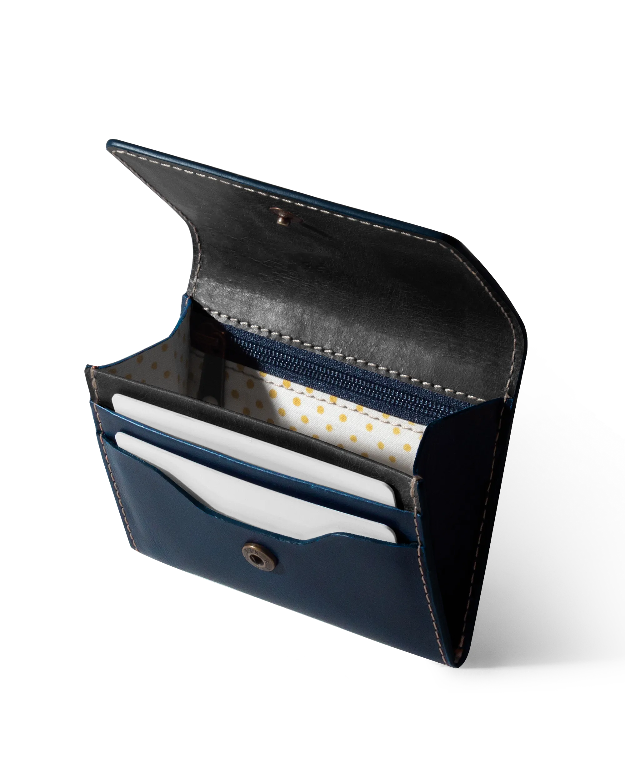 Fliptop Leather Cash & Card Wallet