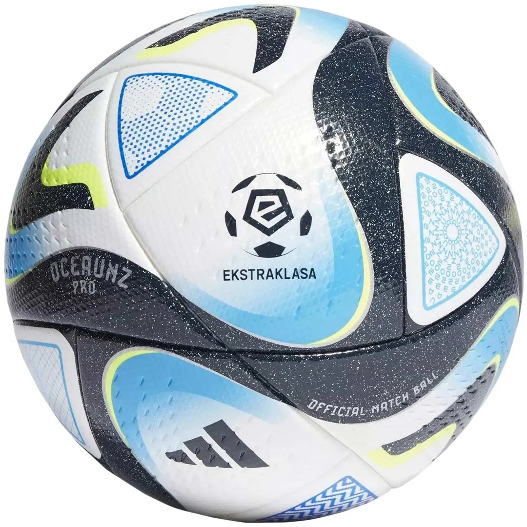 Football Adidas Ekstraklasa Pro White-Blue-Black Iq4933