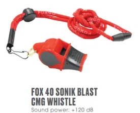 FOX 40 SONIC BLAST PEALESS WHISTLE