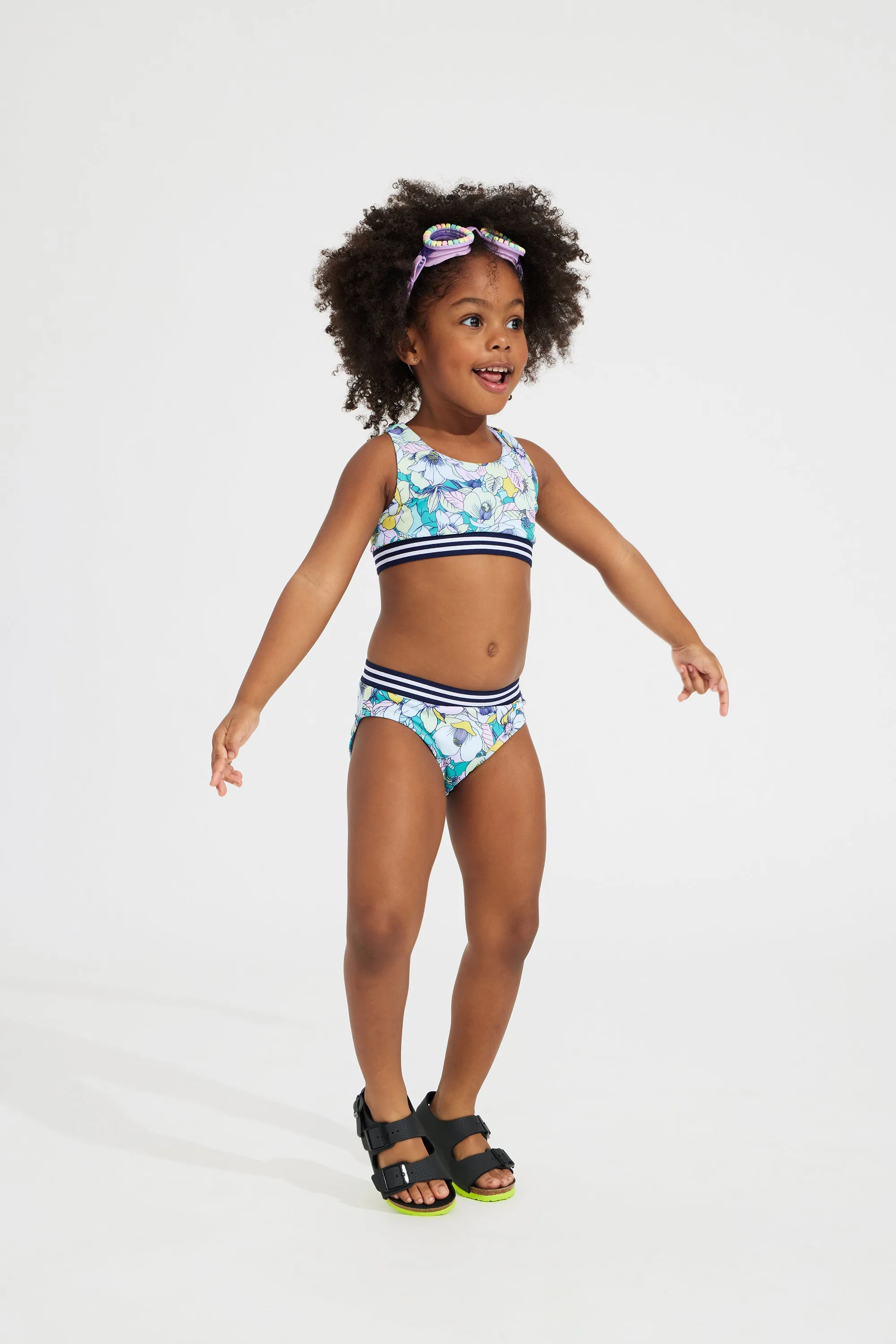 Frog Prince Floral Two Piece Swim