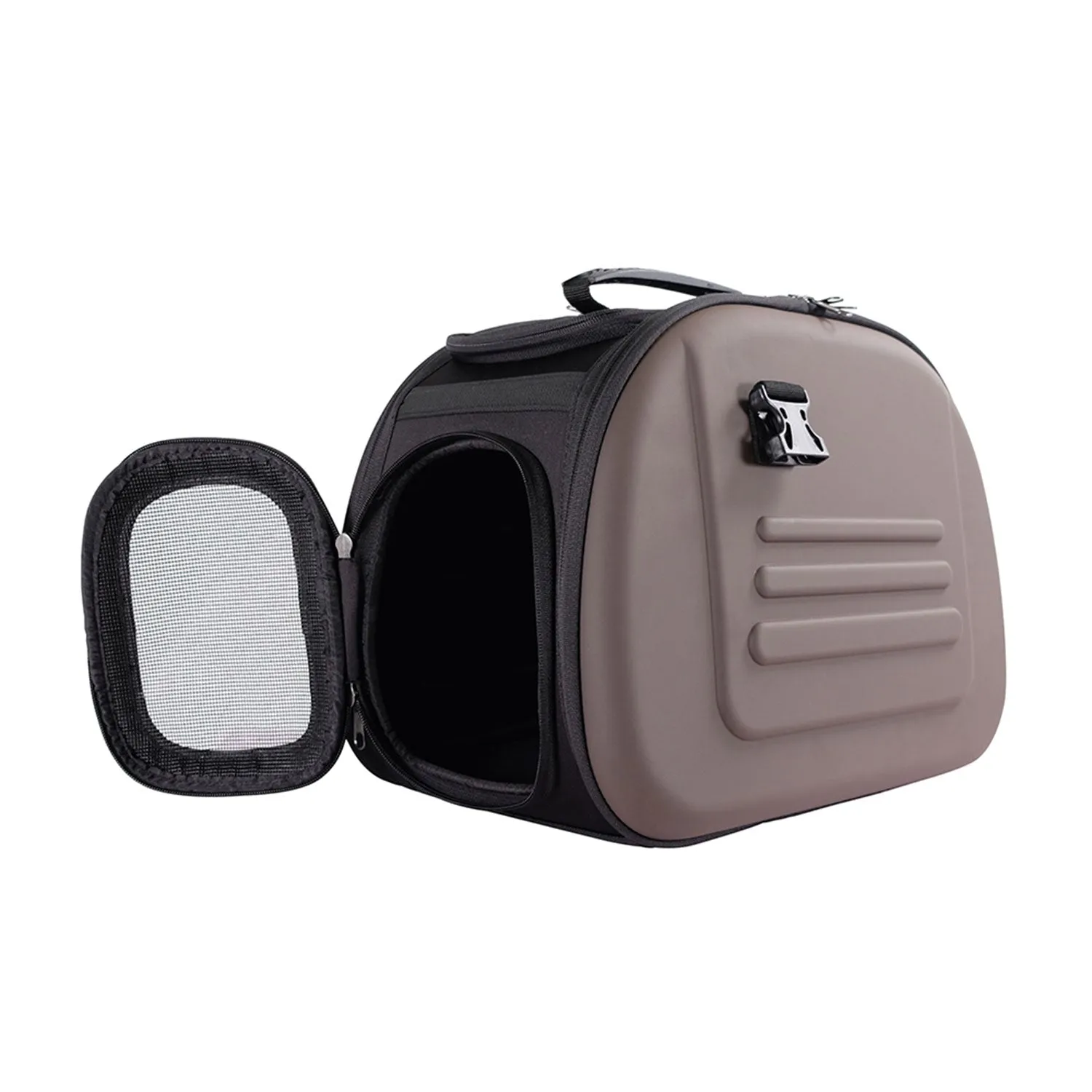 Ibiyaya Classic Eva Collapsible Pet Carrier Chocolate