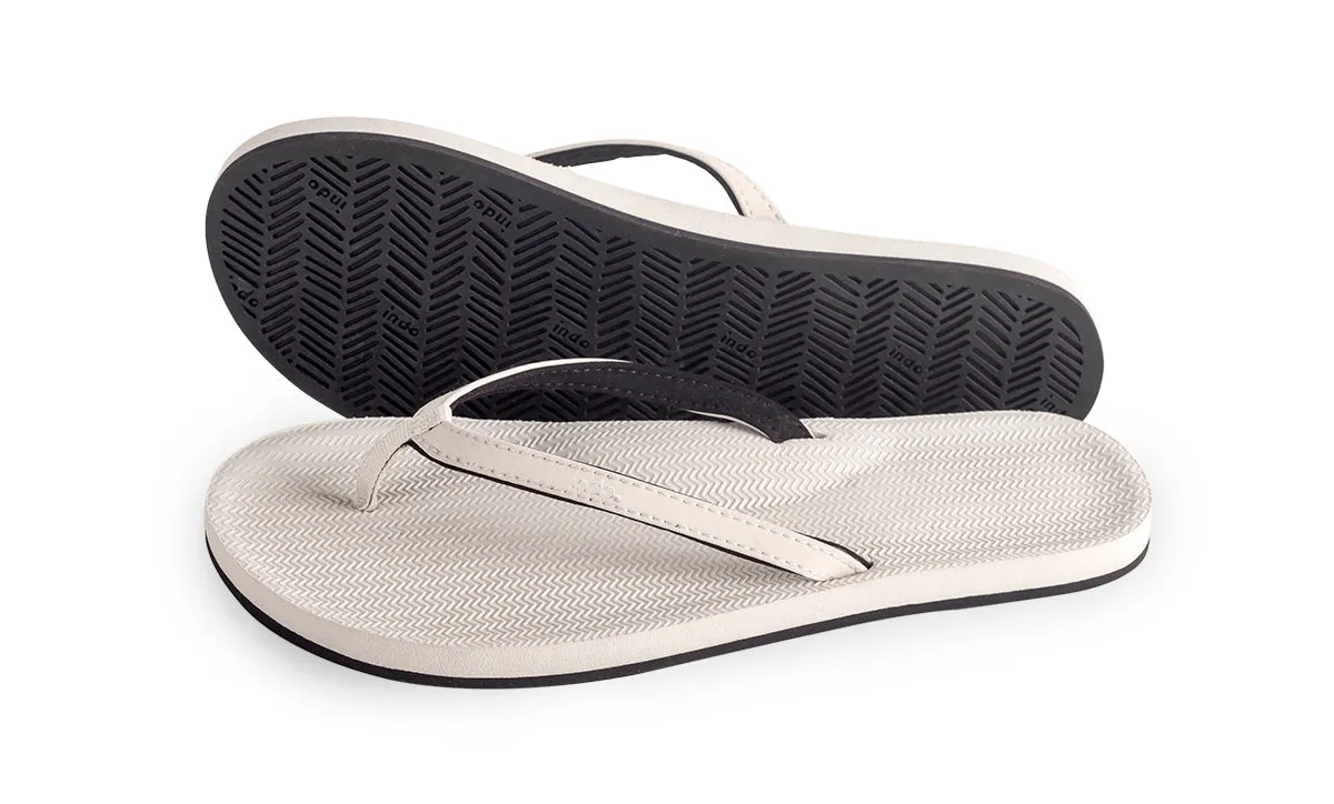 Indosole Essentials Flip Flops Women  Sea Salt