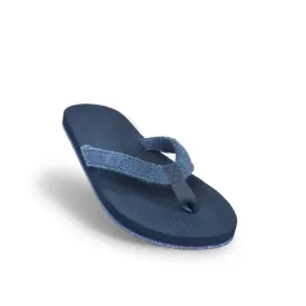 Indosole Recycled Fabric by Pable Flip Flops Men Shore/Indigo-Indigo Sole