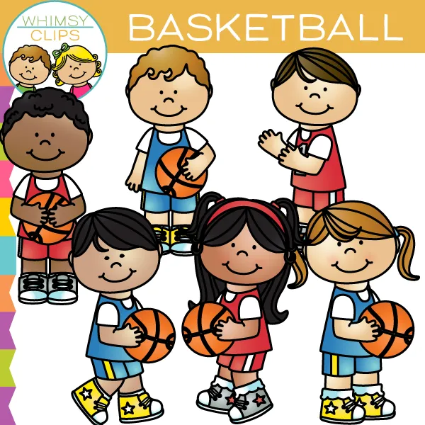 Kids Basketball Clip Art