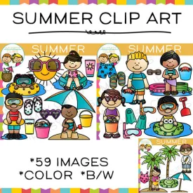 Kids Summer Clip Art