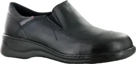 Mellow Walk Jamie Womens Black Leather Slip-On Shoes 5.5 E