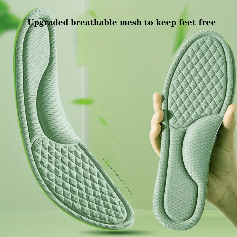 Mens Sports Insoles with Deodorizing and Massage Technology