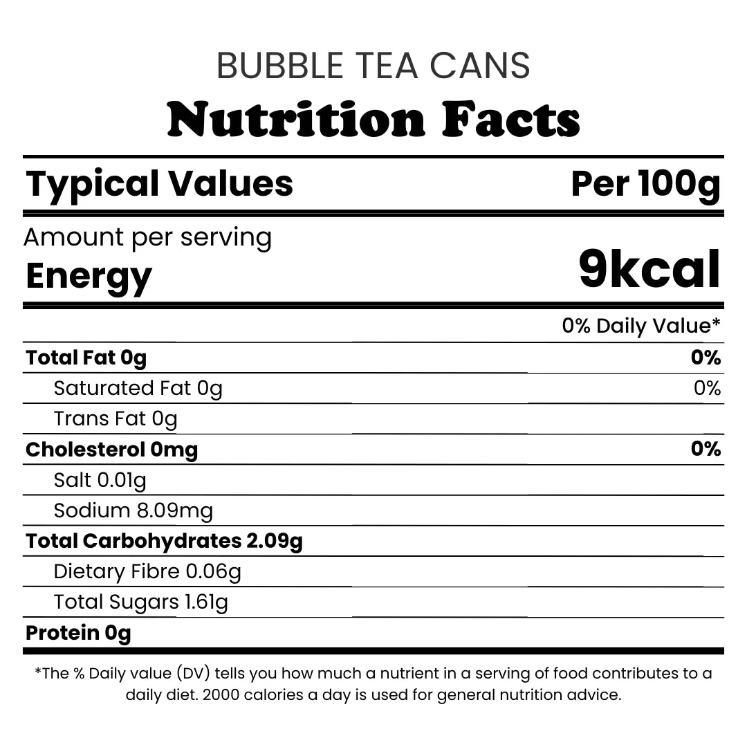 Mystery Bubble Tea Cans Subscription Box - Mixed 4 Pack