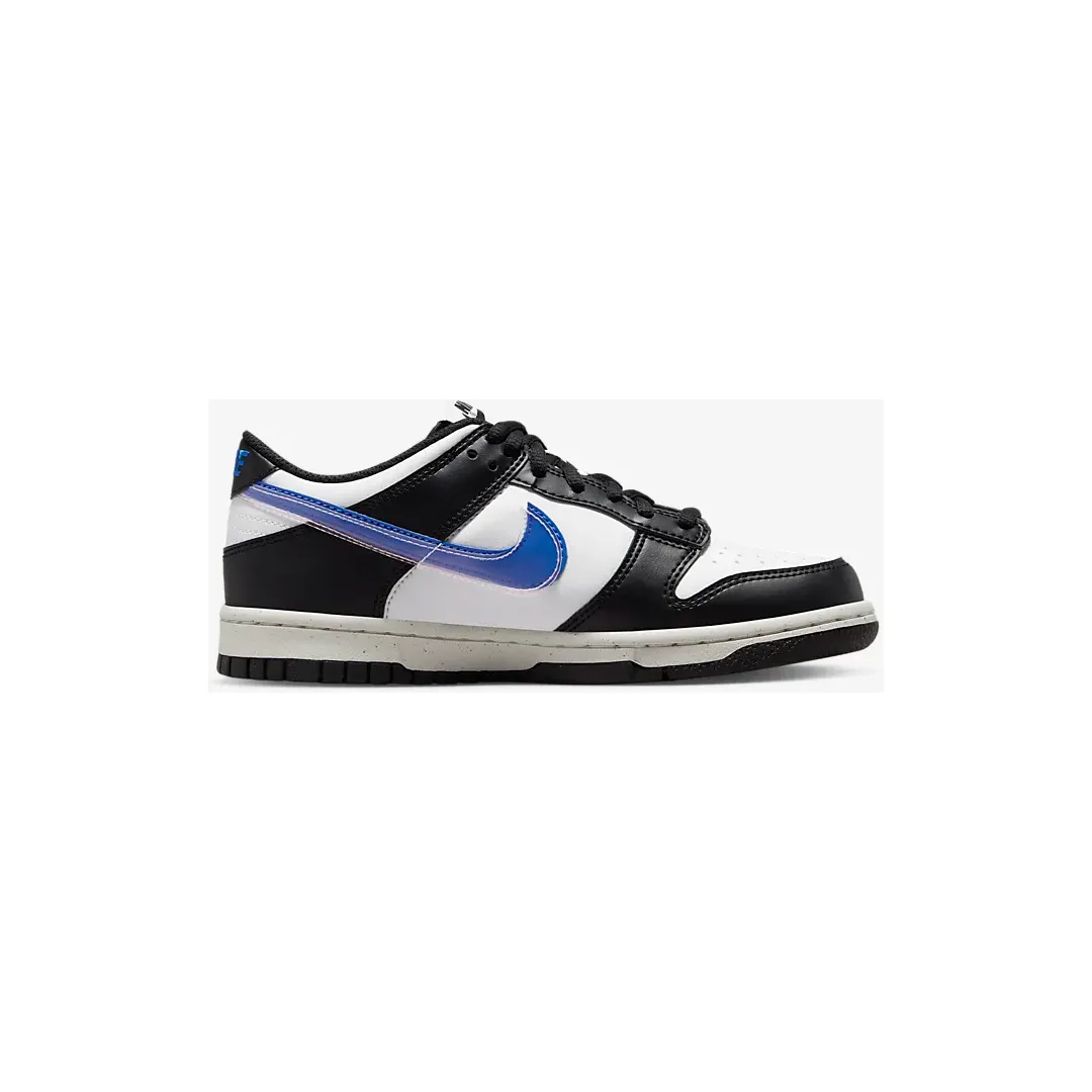 Nike Kid's Dunk Low Next Nature Shoes - Black / Hyper Royal / Summit White / Black