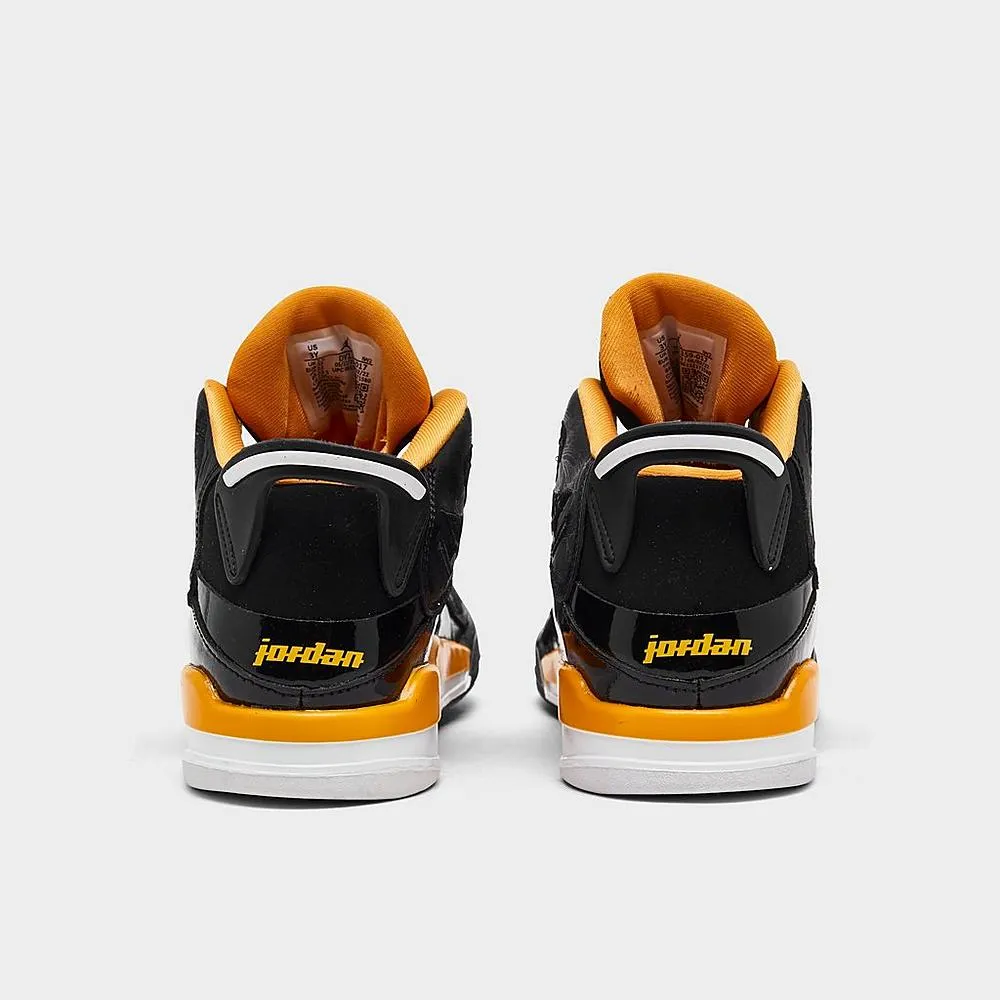 Nike Kid's Jordan Dub Zero Shoes - Black / Taxi Yellow / White / Icy Blue