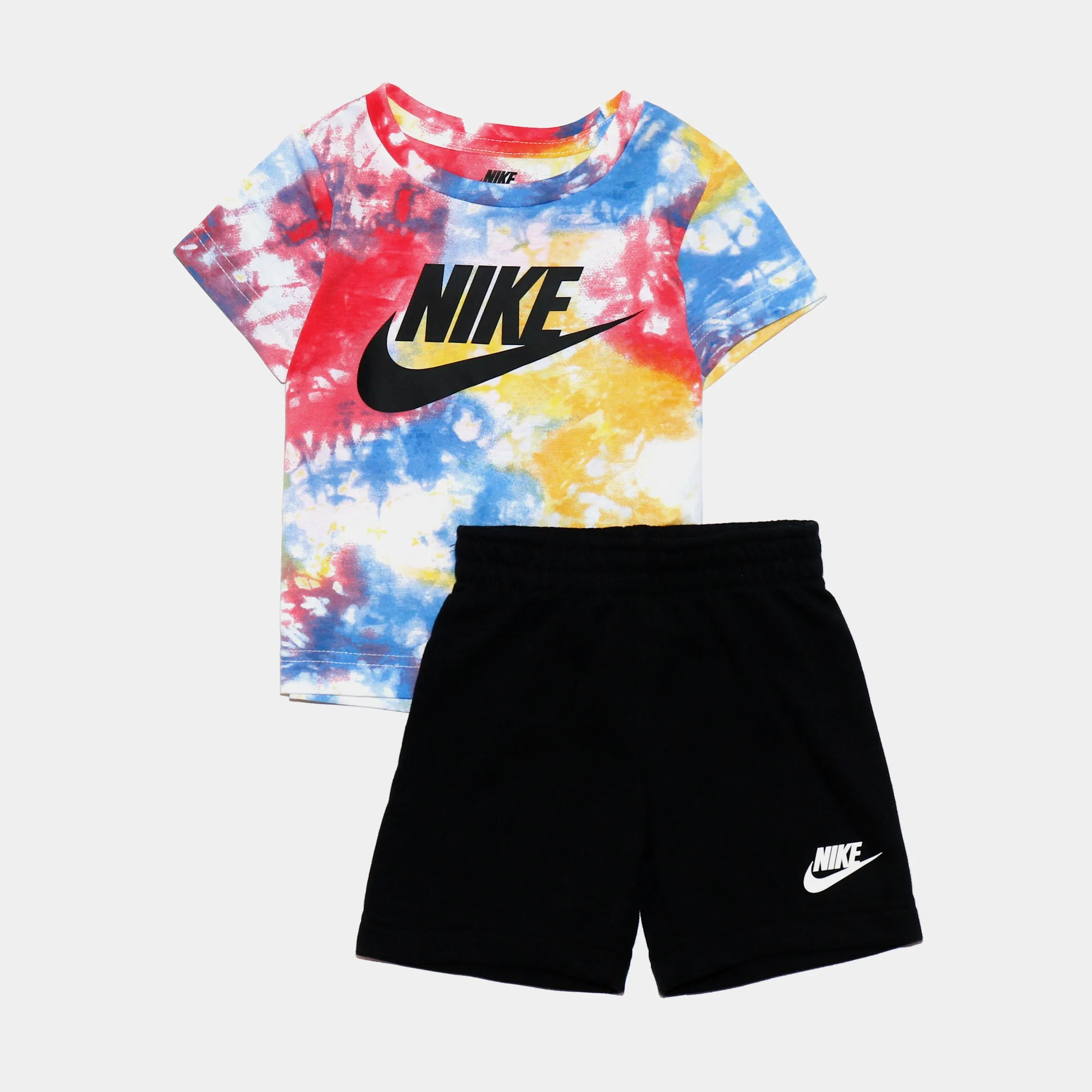 NSW Tie Dye T-Shirt Short Set Toddler Set (Black/Multi)