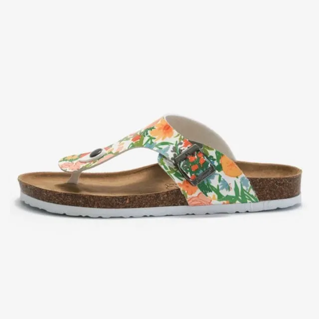 OCW Women Summer Floral Flip-flops Orthopedic Sandals