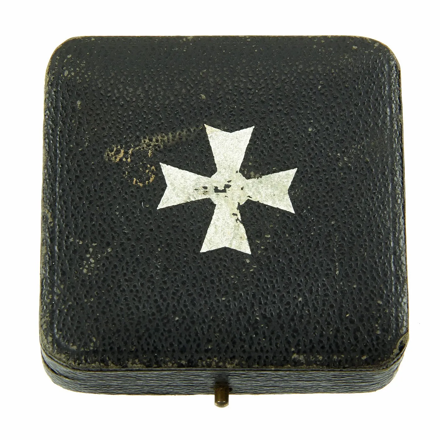 Original German WWII Cased War Merit Cross KvK 1st Class in Silver with Box by Deschler & Sohn of Munich