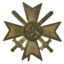 Original German WWII War Merit Cross KvK 1st Class with Swords by Wilhelm Deumer of Lüdenscheid - Kriegsverdienstkreuz