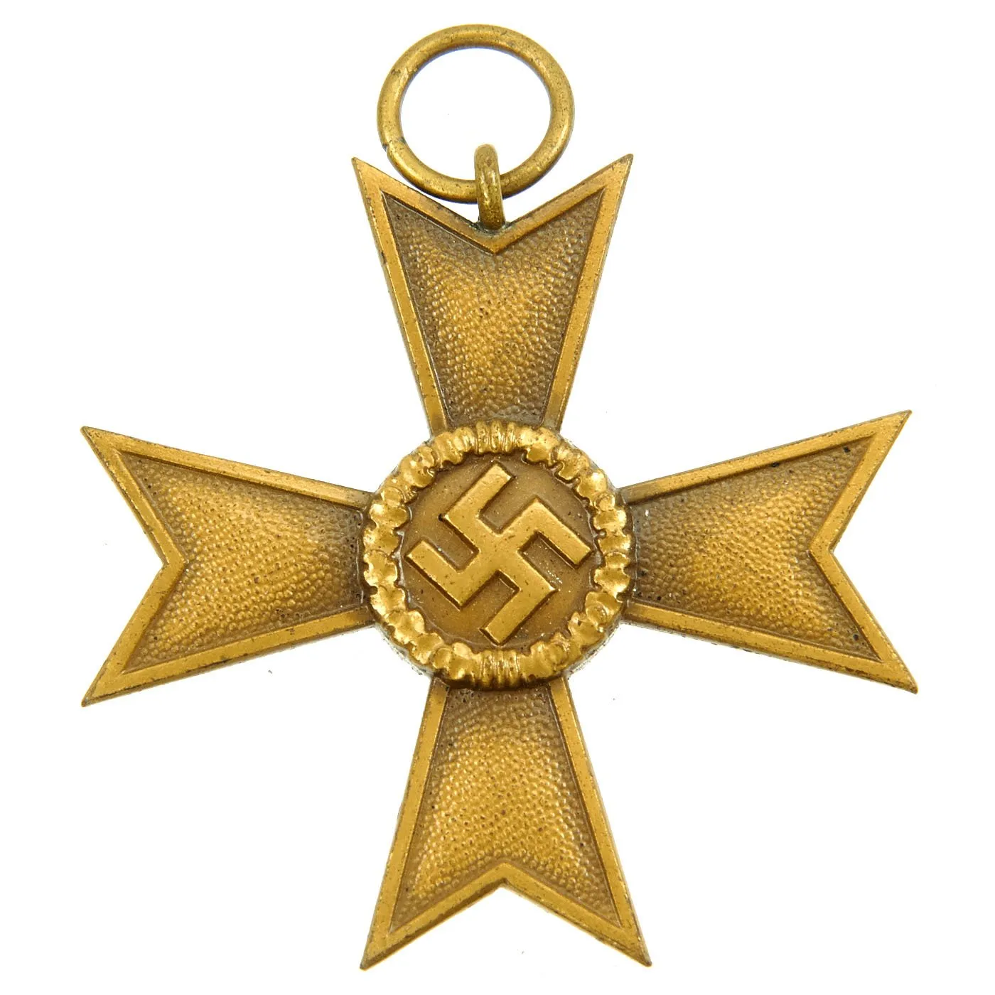 Original German WWII War Merit Cross KvK 2nd Class in Case maker marked L/53 - Kriegsverdienstkreuz