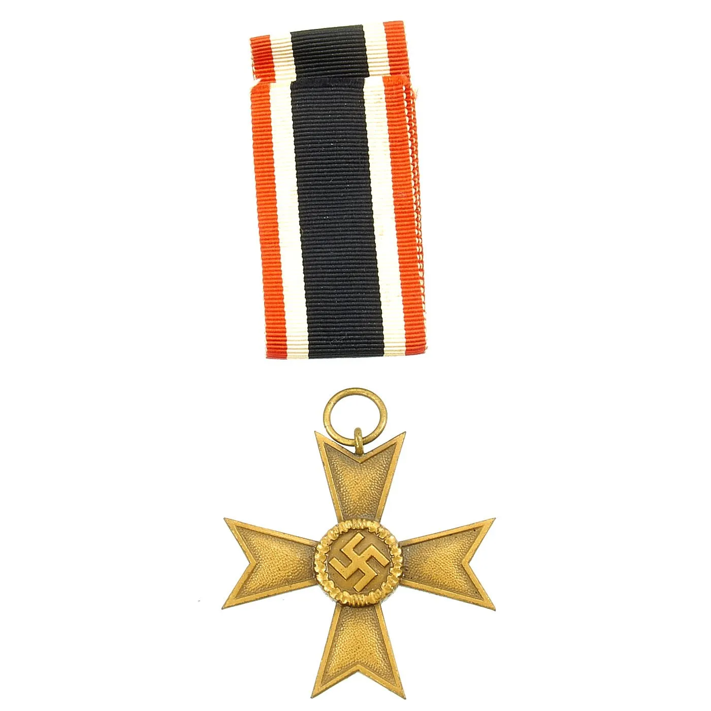 Original German WWII War Merit Cross KvK 2nd Class in Case maker marked L/53 - Kriegsverdienstkreuz